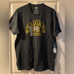 47 Brand Bruins Centennial Tee - Black and Gold